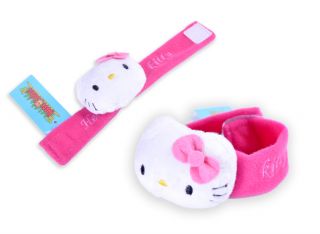 Carter's Baby Multicoloured Teddy Hello Kitty Wrist Rattle Baby Toy Velcro Strap