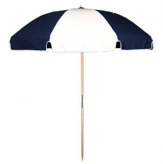 7 5 Beach Umbrella Sunbrella Navy Blue White