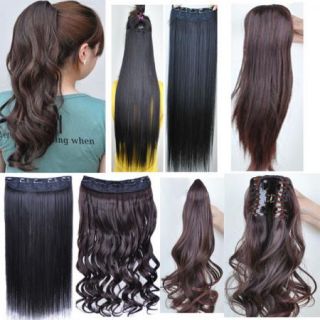 Clip in Synthetic Hair Extensions