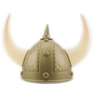 Adult Viking Warrior Horns Plastic Hat Helmet Unisex Costume Accessory Party New