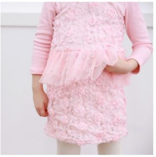 Girls Babydusty Rose Flounced Tutu Skirt Gift Party Kids Mini Dress Costume 6 7Y