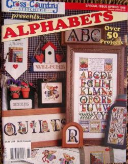 Pattern Counted Cross Stitch Alphabets Alphabet Samplers Cross Country Angels