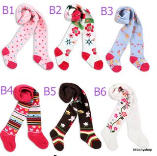 2 x Baby Girls Colourful Socks Tights 3 6M 6 12M12 18M