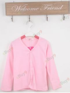Boy Girl Outwear Cardigan Baby Kid Thin Jacket Coat Jump Color Lot yr 3 10 NY