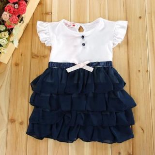Girls Baby Toddlers Kids Multilayer Dress Party Clothing 1 6Y Princess Skirt