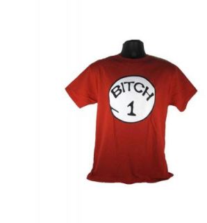 Mens Womens Red Bitch 1 Costume PARODY Funny Humor Hilarious T Shirt Tee