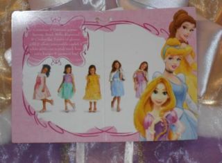 Disney 12 PC Princess Costume Set Cinderella Belle Aurora Ariel Rapunzel XS 4