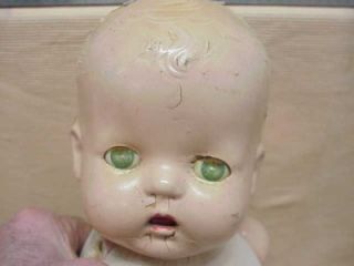 485 Lot 3 Antique Composition Jointed Baby Dolls Century Cloth Body