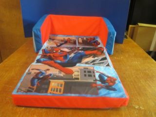 Spiderman Toddler Kids Boys Flip Out Sofa Sleeper Couch Bed Chair New MSRP $159