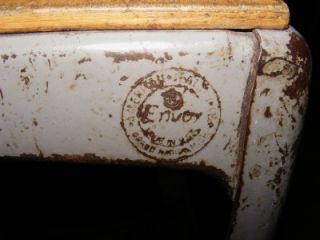 Vintage Envoy American Seating Childs Child School Desk Chair Wood Steel