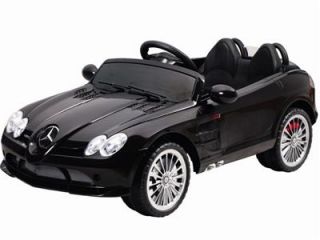 Licensed Mercedes Benz SLR McLaren 722s Kids Ride on Power Wheels Toy Car Black