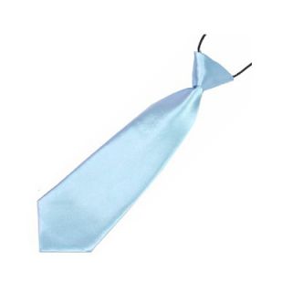Children Kids Boys Solid Color Plain Toddler Elastic Neck Tie Necktie Neckwear M