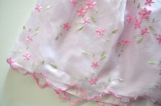 Easter Dress Baby Girl Size 3T from Jona Michelle White Pink and Light Green 