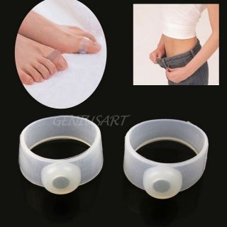10 Pairs Slimming Health Silicon Magnetic Toe Ring Fit Lose Weight Foot Massage