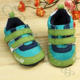 Toddler Baby Girl Boy Green Sport Walking Shoes Size 3