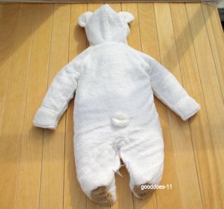 Boy Girl Baby Clothes Winter Animal Onesie Fleece Jacket Coat Clothes Bear 0248D