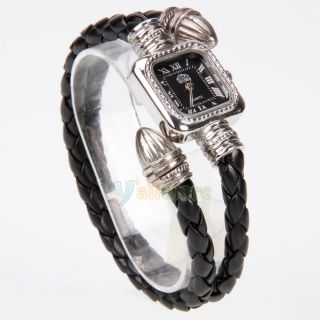 Fashion Women Lady Girls Snake Bangle Bracelet Quartz Wrist Watch Gift Black New