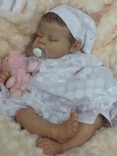 Clare's Babies Beautiful Reborn Baby Girl Doll Andi The Cradle Sold Out