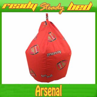 Arsenal Football Club Crest Soccer Children Kids Fans Bean Bag Chair Bedding