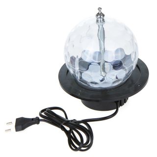 RGB LED Rotate Crystal Magic Ball Stage Lighting Disco DJ Effect Light EU Plug