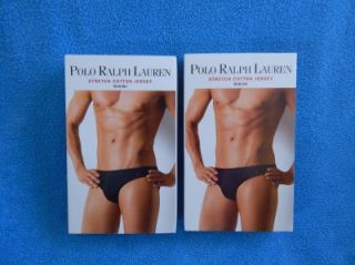 Ralph Lauren Polo Navy Blue Stretch Cotton Jersey Bikini Underwear 2 Mens M