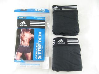 2 Pack Mens Adidas ClimaLite Athletic Stretch Trunk Boxer Underwear s M L XL