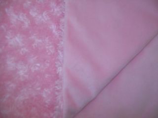 Mullin Square Kids Pink Chenile Baby Blanket Silk Heart