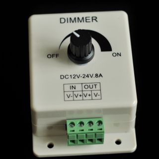 12V 24V 8A PIR Sensor LED Switch Dimmer LED Strip Light Dimmer Cotroller