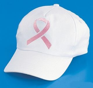 1 Breast Cancer Awareness Pink Ribbon Cap Hat