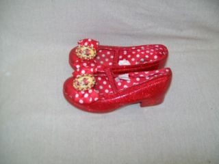  Red Minnie Mouse Girls Shoes Lite Sz 13 1