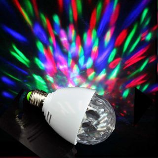 XL 15 Crystal Ball Stage Lights LED E27 RGB Rotating Lamp for Party Disco DJ Bar