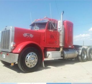 1987 Peterbilt 359 Heavy Duty Truck with Wood Floors and Leather Interior