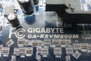 Gigabyte K8VM800M 754 Socket DDR AGP Micro ATX Motherboard Rev 1 0 0818313002273
