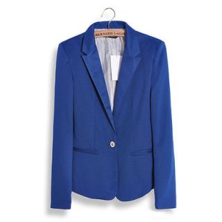 Hot Women Lady's One Button Lapel Casual Suits Blazer Jacket Outerwear Coats Top