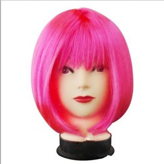 Fashion Womens Girls Sexy Short Bob Hair Wig with Straight Bangs Cosplay Party
