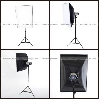Godox 500W Studio Flash Strobe Photography Lighting Softbox Kit 250WX2 220V 240V