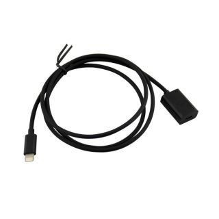 8 Pin Extension Male Female Cable Cord for iPhone 5 iPad 4 Mini iPod Touch Black