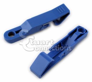 Lot of 2 Dell Inspiron 537s 3 in Drive Plastic Securing Locking Clips PC60040