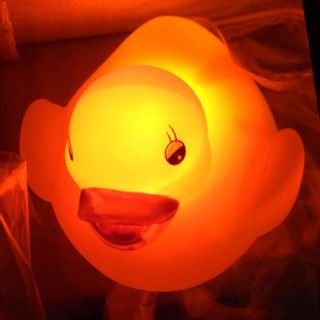New Party in The Tub Kids Bath Funny LED Light Ducks Toy Make Baby Bath Funny