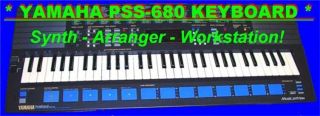 ♫ Yamaha PSS 680 Synth Music Workstation ♫ Keyboard Works But Drum Pads do not ♫