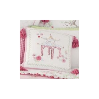 Whistle and Wink Pink Pagoda Decorative Pillow