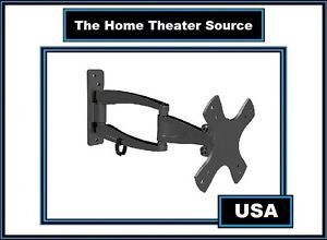 Full Motion Wall Mount Bracket for 17"19"21"23 inch LCD LED PC Computer Screen