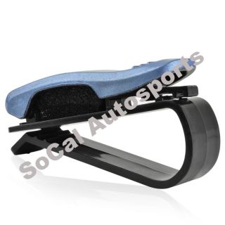 Sun Eye Glasses Visor Mini Clip Holder Protection Sun Blue Hanging Paper Ticker