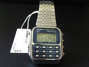 Vintage 80s Casio CA 901 134 Calculator Game LCD Digital Watch Mint