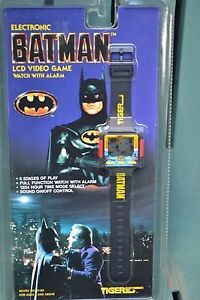 RARE 1990 Electronic Batman LCD Video Game Watch by Tiger
