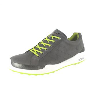 Ecco Biom Golf Hybrid Warm Grey Lime Punch Mens Golf Shoes Size 45 M