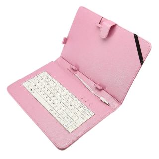Irulu 10" Android 4 2 Dual Core Dual Cameras 8 GB Tablet PC w Pink Keyboard