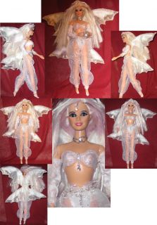 Christmas Winter Snow Ice Crystal Glitter Bellydancer Fairy OOAK Barbie Doll