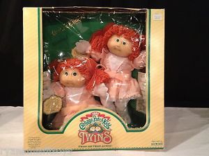 BNIB Cabbage Patch Kids Twins Red Hair Green Eyes Girls Limited Edition RARE