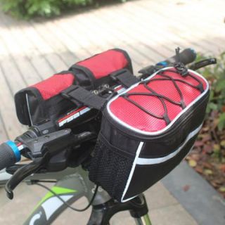 2013 New Cycling Bicycle Bike Handlebar Bag Front Basket Red